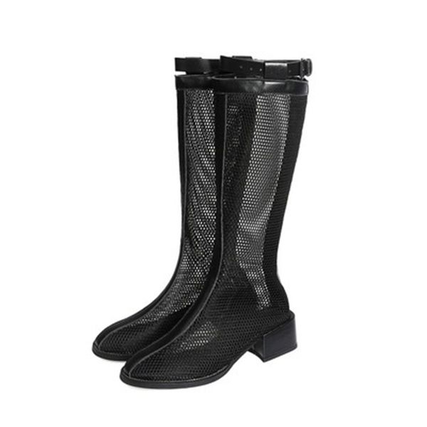 2021 oco para gladiador fora vero mulher malha deslizamento no joelho altas senhoras chunky sandlias botas ytbt, Black
2021 oco para gladiador fora vero mulher malha deslizamento no joelho altas senhoras chunky sandlias botas ytbt, Black