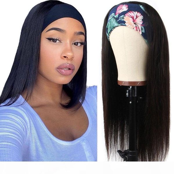 straight human hair wigs headband wig brazilian human hair super easy to wear wigs virgin hair full texture for black women, Black;brown
straight human hair wigs headband wig brazilian human hair super easy to wear wigs virgin hair full texture for black women, Black;brown