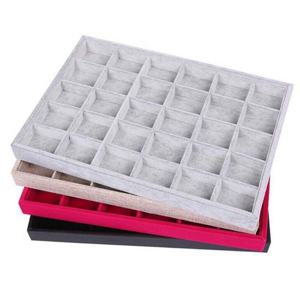 high-grade new jewelry display box jewelry show case 30 slots display rings holder box storage, Pink;blue
high-grade new jewelry display box jewelry show case 30 slots display rings holder box storage, Pink;blue