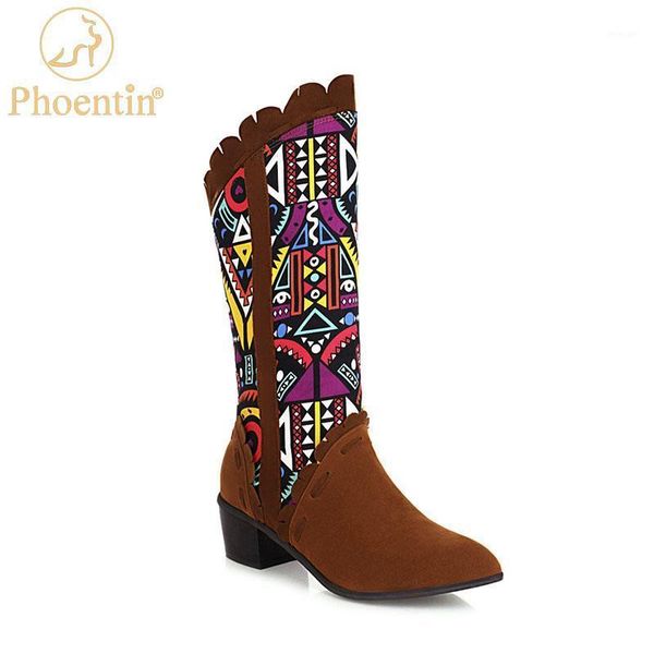 boots phoentin paislry print mid-calf women's ethnic inspired winter long suede slip-on mid heel shoes plus size ft13011, Black
boots phoentin paislry print mid-calf women's ethnic inspired winter long suede slip-on mid heel shoes plus size ft13011, Black
