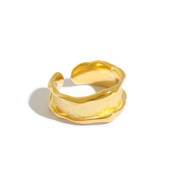 cluster rings shanice korean s925 sterling silver ring ins niche design wave pattern drawing surface open female, Golden;silver
cluster rings shanice korean s925 sterling silver ring ins niche design wave pattern drawing surface open female, Golden;silver