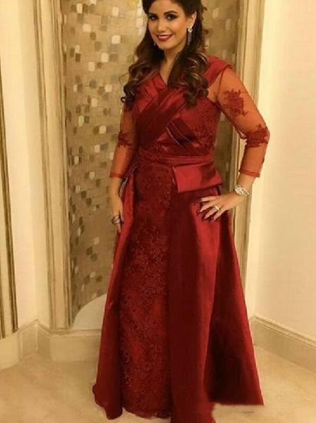 fashion burgundy mother of the bride dresses plus size long sleeve lace wedding guest dress 2021 overskirt formal women evening party dress, Black;red
fashion burgundy mother of the bride dresses plus size long sleeve lace wedding guest dress 2021 overskirt formal women evening party dress, Black;red