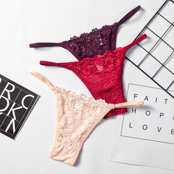 3Pieces/Lot Sexy Panties Women Lace Low-rise Solid Sexy Briefs Seamless Intimate G-strings Thongs Panty Cotton Crotch Female Underwear
3Pieces/Lot Sexy Panties Women Lace Low-rise Solid Sexy Briefs Seamless Intimate G-strings Thongs Panty Cotton Crotch Female Underwear