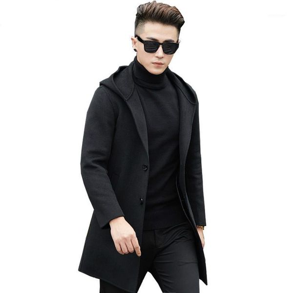 autumn winter warm wool coat men cashmere coats and jackets 2019 fashion hooded overcoat casaco masculino zl3871, Black
autumn winter warm wool coat men cashmere coats and jackets 2019 fashion hooded overcoat casaco masculino zl3871, Black