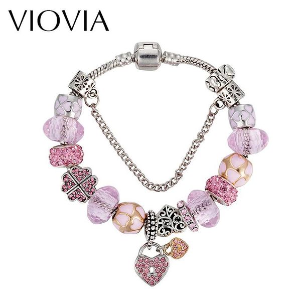 charm bracelets viovia 2021 drop heart locked vintage diy crystal bead fit original charms bracelet for women famale b16069, Golden;silver
charm bracelets viovia 2021 drop heart locked vintage diy crystal bead fit original charms bracelet for women famale b16069, Golden;silver