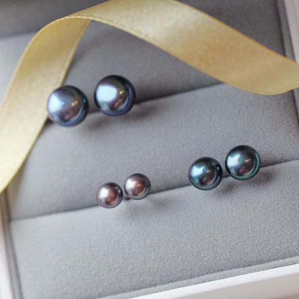 stud boho female black pearl small earring classic sterling silver earrings for women cute bridal round wedding, Golden;silver
stud boho female black pearl small earring classic sterling silver earrings for women cute bridal round wedding, Golden;silver