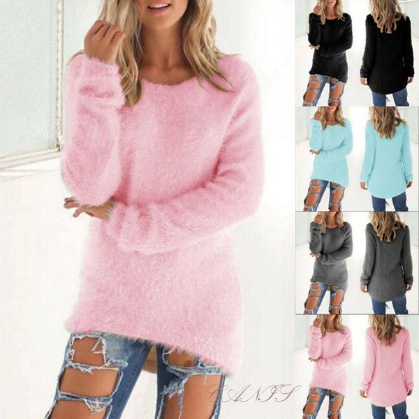 fall winter women sweaters jumper long sleeve o neck fluffy sweaters fashion solid lady pullovers irregualr hem bottoming, White;black
fall winter women sweaters jumper long sleeve o neck fluffy sweaters fashion solid lady pullovers irregualr hem bottoming, White;black