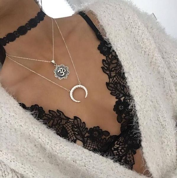 brling new 2020 fashion ins vintage chain pendant choker moon geometric flower pattern gold necklace for women girls gifts party, Golden;silver
brling new 2020 fashion ins vintage chain pendant choker moon geometric flower pattern gold necklace for women girls gifts party, Golden;silver