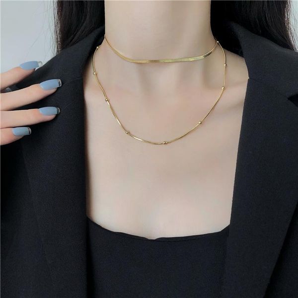 double metal long necklace retro fashion temperament elegant sweater chain chain of clavicle women jewelry gift accessories, Silver
double metal long necklace retro fashion temperament elegant sweater chain chain of clavicle women jewelry gift accessories, Silver