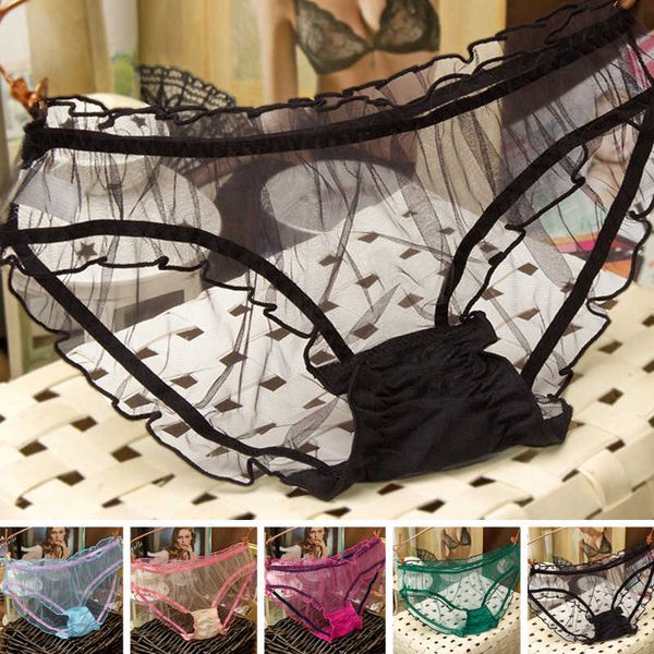 transparent women panties lace thongs ultra-thin mesh briefs ice silk seamless breathable under soft bow underwear, Black;white
transparent women panties lace thongs ultra-thin mesh briefs ice silk seamless breathable under soft bow underwear, Black;white