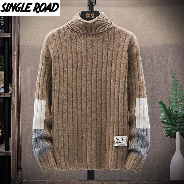 men's sweaters singleroad mens turtleneck sweater men 2021 winter patchwork jumper high collar harajuku korean khaki, White;black
men's sweaters singleroad mens turtleneck sweater men 2021 winter patchwork jumper high collar harajuku korean khaki, White;black