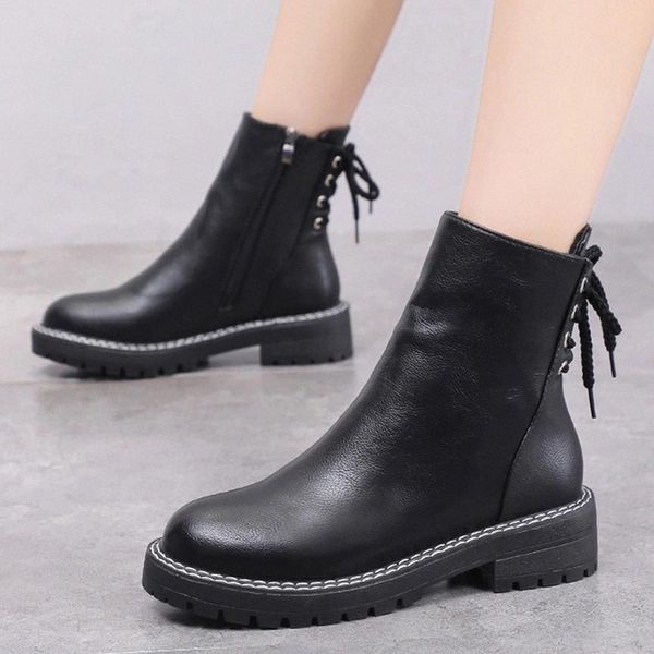 fashion boots women square heels keep warm solid color snow platform short booties round toe street style shoes #x955, Black
fashion boots women square heels keep warm solid color snow platform short booties round toe street style shoes #x955, Black