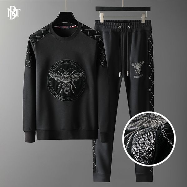 2021 male new fall around the neck fashion brand shirt casual sport suit 2pk clothes wkz1, Gray
2021 male new fall around the neck fashion brand shirt casual sport suit 2pk clothes wkz1, Gray