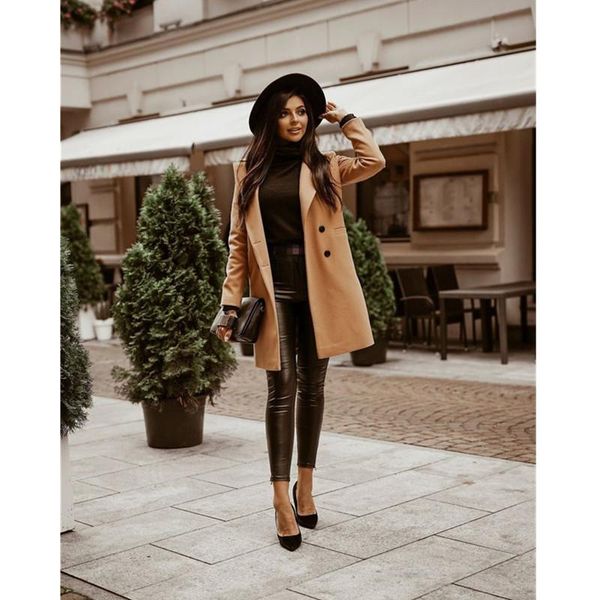 women jacket winter clothes women v neck full autumn spring jacket loose button woman spring coats and jackets plus size, Black;brown
women jacket winter clothes women v neck full autumn spring jacket loose button woman spring coats and jackets plus size, Black;brown