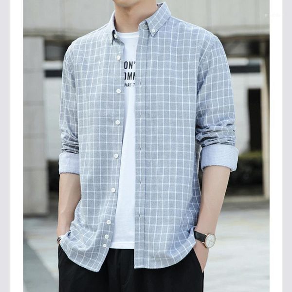 men shirt long sleeve plaid shirt 2020 new arrival antumn spring fast fashion casual sanding 100% cotton, White;black
men shirt long sleeve plaid shirt 2020 new arrival antumn spring fast fashion casual sanding 100% cotton, White;black