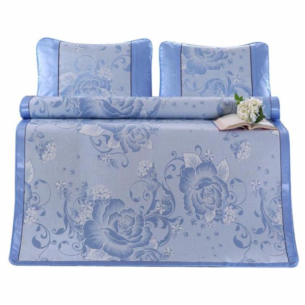 bedspread summer sleeping mat coverlet breathable ice silk crib mattress cool pad with pillow case 180x200cm d90614
bedspread summer sleeping mat coverlet breathable ice silk crib mattress cool pad with pillow case 180x200cm d90614