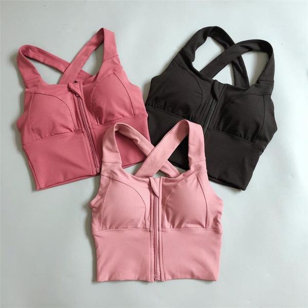 gym clothing sports bra zipper underwear breathable running yoga vest bras workout push-up high impact stretchy crop fitness1, White;black
gym clothing sports bra zipper underwear breathable running yoga vest bras workout push-up high impact stretchy crop fitness1, White;black