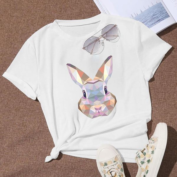 personality t shirt animals rabbit graphic popular new women t-shirt breathable vintage creative versatile t shirt, White
personality t shirt animals rabbit graphic popular new women t-shirt breathable vintage creative versatile t shirt, White