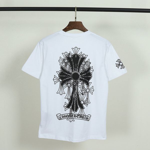wu outlet yifan fashion brand ch horseshoe classic cross back printed short sleeve t-shirt for men and women lovers trend, Black
wu outlet yifan fashion brand ch horseshoe classic cross back printed short sleeve t-shirt for men and women lovers trend, Black