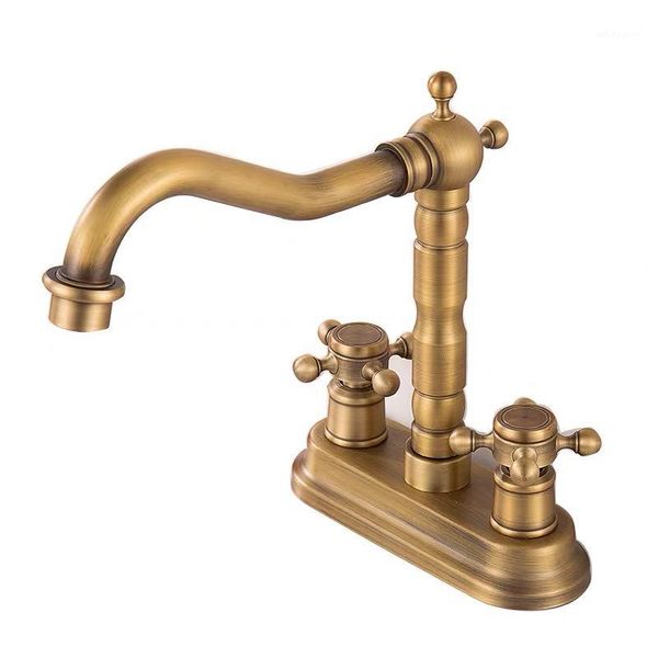 bathtub faucets vintage brass double handle bathroom basin brushed gold sink faucet & cold deck mounted1
bathtub faucets vintage brass double handle bathroom basin brushed gold sink faucet & cold deck mounted1