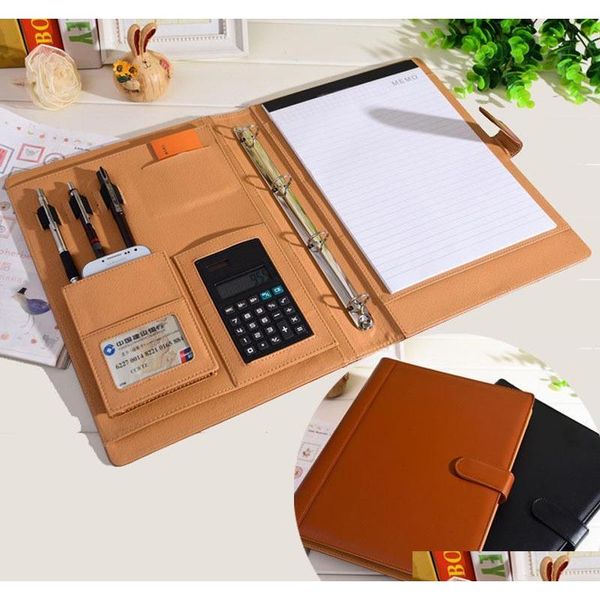 wholesale- ruize leather folder padfolio multifunction organizer planner notebook ring binder a4 file folder with calculator office schwj
wholesale- ruize leather folder padfolio multifunction organizer planner notebook ring binder a4 file folder with calculator office schwj