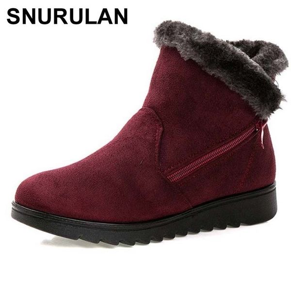 snurulan women's snow boots warm short fur plush winter ankle plus size platform ladies suede zip shoes female comfortable e011 y200115, Black
snurulan women's snow boots warm short fur plush winter ankle plus size platform ladies suede zip shoes female comfortable e011 y200115, Black