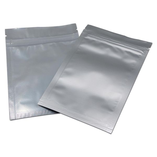 100pcs 2 styles plastic pure aluminum foil zip lock packaging bag mylar snack sundries zipper storage bag grocery retails pouch h bbyddc
100pcs 2 styles plastic pure aluminum foil zip lock packaging bag mylar snack sundries zipper storage bag grocery retails pouch h bbyddc