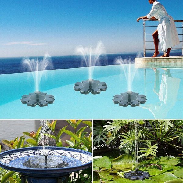 yard solar panel powered brushless pump garden decor pool outdoor games round petal floating fountain water pumps cca116 
yard solar panel powered brushless pump garden decor pool outdoor games round petal floating fountain water pumps cca116