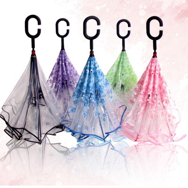 reverse clear transparent umbrella rain women double layer c-hook umbrellas cherry blossom mushroom apollo princess
reverse clear transparent umbrella rain women double layer c-hook umbrellas cherry blossom mushroom apollo princess