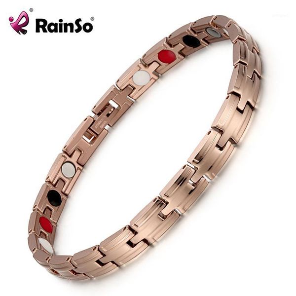 charm bracelets rainso bracelet for women magnetic therapy bangles chain link ladies jewelry gift wristband drop ship 18651, Golden;silver
charm bracelets rainso bracelet for women magnetic therapy bangles chain link ladies jewelry gift wristband drop ship 18651, Golden;silver