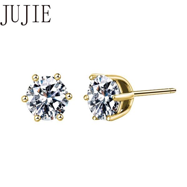 jujie 3mm luxury female crystal zircon earrings fashion jewelry vintage double stud earrings for women, Golden;silver
jujie 3mm luxury female crystal zircon earrings fashion jewelry vintage double stud earrings for women, Golden;silver