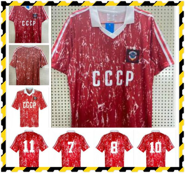 1990 soviet union retro version world cup soccer jersey 1989 1991 ussr home aleinikov protasov zavarov belanov football shirt uniforms, Black;yellow
1990 soviet union retro version world cup soccer jersey 1989 1991 ussr home aleinikov protasov zavarov belanov football shirt uniforms, Black;yellow