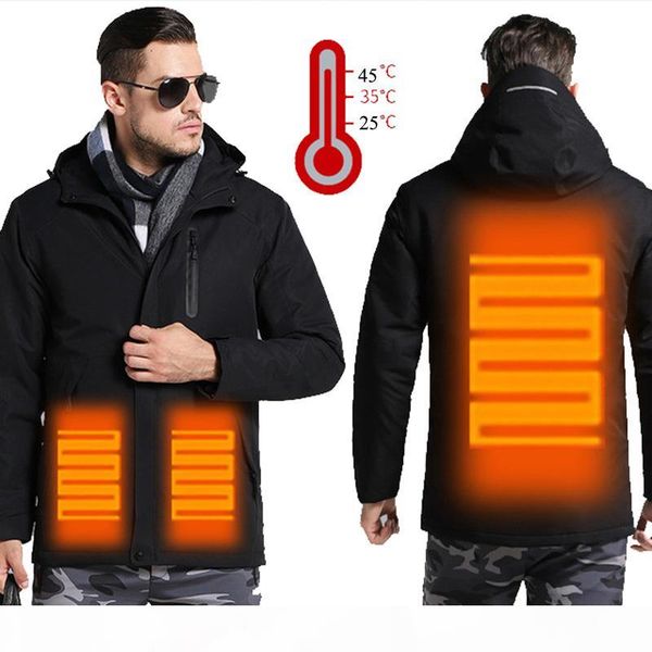 men women winter usb heating jacket men's waterproof reflective hooded coat male warm parka cotton windbreaker mens jacket jk138, Black;brown
men women winter usb heating jacket men's waterproof reflective hooded coat male warm parka cotton windbreaker mens jacket jk138, Black;brown