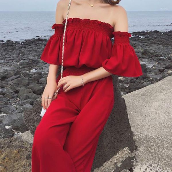 2020 summer new wild short sleeve shoulder crop waist short + bud wide leg pants women suit1, White
2020 summer new wild short sleeve shoulder crop waist short + bud wide leg pants women suit1, White