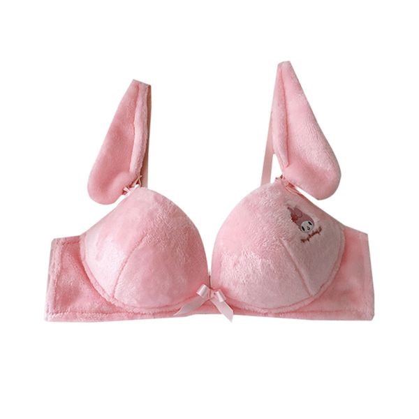 japanese and korean style cute big ears embroidery plush gathered without underwire bra girly style sweet funny underwear c1211, Black;white
japanese and korean style cute big ears embroidery plush gathered without underwire bra girly style sweet funny underwear c1211, Black;white