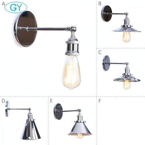 chrome finish vintage industrial wall light loft metal e27 wall sconce retro deco stair hallway balcony bathroom vanity lighting1
chrome finish vintage industrial wall light loft metal e27 wall sconce retro deco stair hallway balcony bathroom vanity lighting1