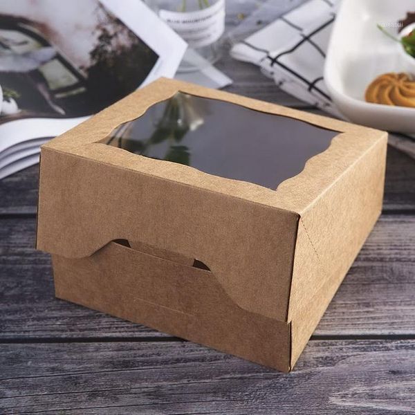6"brown bakery boxes with pvc window for pie and cookies boxes small natural craft paper box 6x6x2.5inch,12 of pack1
6"brown bakery boxes with pvc window for pie and cookies boxes small natural craft paper box 6x6x2.5inch,12 of pack1