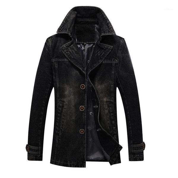 m-4xl new 2021 men jacket and coats brand clothing long denim jacket fashion mens jeans male cowboy1, Black;brown
m-4xl new 2021 men jacket and coats brand clothing long denim jacket fashion mens jeans male cowboy1, Black;brown