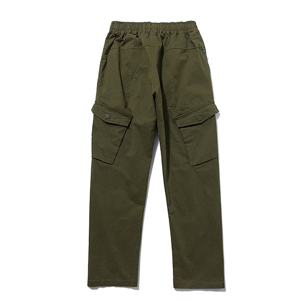 men's multi pocket cargo pants 100% cotton classic elastic strap casual loose pants, Black
men's multi pocket cargo pants 100% cotton classic elastic strap casual loose pants, Black