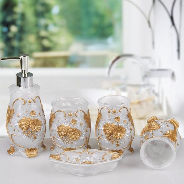 bath accessory set european resin bathroom couple mouthwash cup soap dish toothbrush holder plastic tray home decoration christmas gift
bath accessory set european resin bathroom couple mouthwash cup soap dish toothbrush holder plastic tray home decoration christmas gift