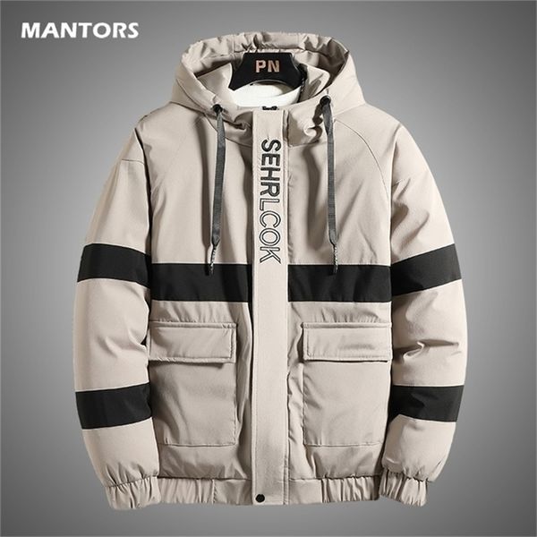men parka coats winter jacket mens thicken hooded windproof parkas overcoat casual man warm down jackets pockets outerwear 201218, Black
men parka coats winter jacket mens thicken hooded windproof parkas overcoat casual man warm down jackets pockets outerwear 201218, Black