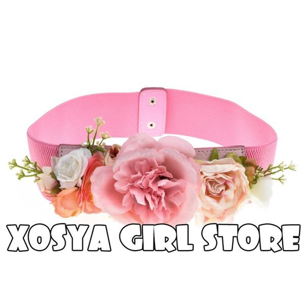 sweet elegant women pink flower belt elastic waist chain wedding buckle waistband boho floral belt accessories sd219, Black;brown
sweet elegant women pink flower belt elastic waist chain wedding buckle waistband boho floral belt accessories sd219, Black;brown