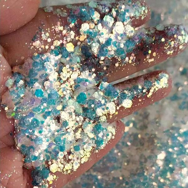 nail glitter 50g mermaid 4colors hexagon art holographic powder fish scale sequins shining paillette sparkly flakes, Silver;gold
nail glitter 50g mermaid 4colors hexagon art holographic powder fish scale sequins shining paillette sparkly flakes, Silver;gold