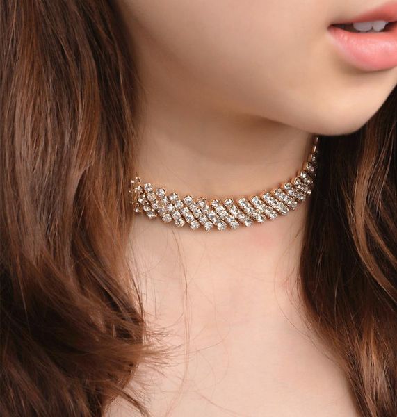 chokers korean fashion weave shape full rhinestone woman necklaces simplicity choker necklace geometric trendy party, Golden;silver
chokers korean fashion weave shape full rhinestone woman necklaces simplicity choker necklace geometric trendy party, Golden;silver