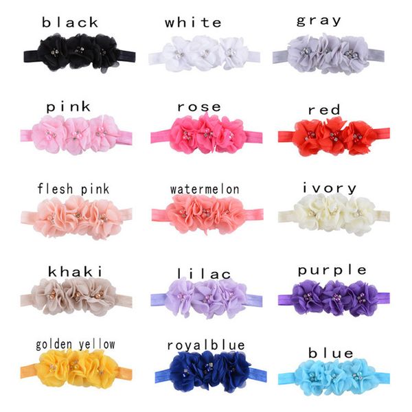 3 15 colors gril baby pearl crystal chiffon flower combination set elastic band tiara headdress hair accessories bd001
3 15 colors gril baby pearl crystal chiffon flower combination set elastic band tiara headdress hair accessories bd001