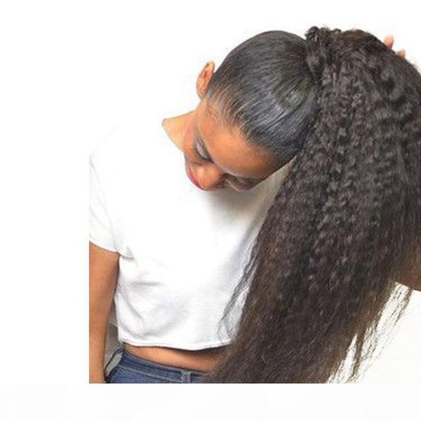 kinky straight glueless full lace wig human hair high ponytail remy brazilian kinky straight lace front wigs for black women, Black;brown
kinky straight glueless full lace wig human hair high ponytail remy brazilian kinky straight lace front wigs for black women, Black;brown