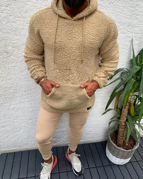 men's hoodies & sweatshirts fashion autumn winter fleece casual solid collar long sleeve with pocket men slim pullovers m-3xl, Black
men's hoodies & sweatshirts fashion autumn winter fleece casual solid collar long sleeve with pocket men slim pullovers m-3xl, Black