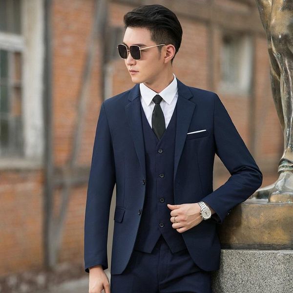 men's suits & blazers men 3 pieces jacket pant vest business uniform office suit wedding groom tuexdo slim fit casual formal asian size, White;black
men's suits & blazers men 3 pieces jacket pant vest business uniform office suit wedding groom tuexdo slim fit casual formal asian size, White;black