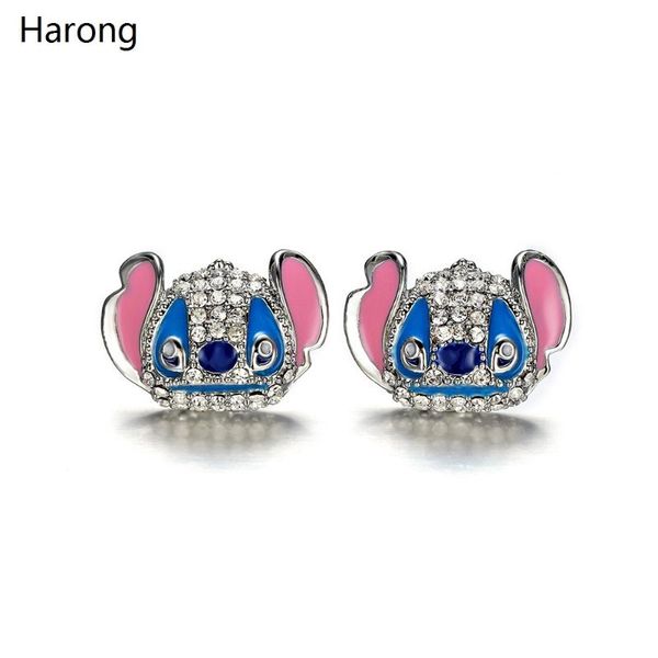 stud quality stainless steel anime image crystal earrings cute female small earring silver color woman jewelry accessories, Golden;silver
stud quality stainless steel anime image crystal earrings cute female small earring silver color woman jewelry accessories, Golden;silver