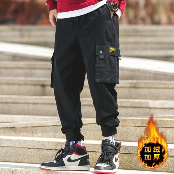men's pants 2021 winter streetwear joggers hip hop trousers black harem male techwear clothes warm fleece korean style men cargo
men's pants 2021 winter streetwear joggers hip hop trousers black harem male techwear clothes warm fleece korean style men cargo